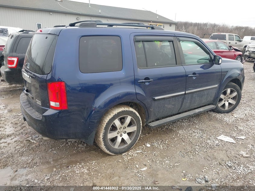 Vin: 5fnyf4h99db010173, lot: 41937476, honda pilot touring 20134