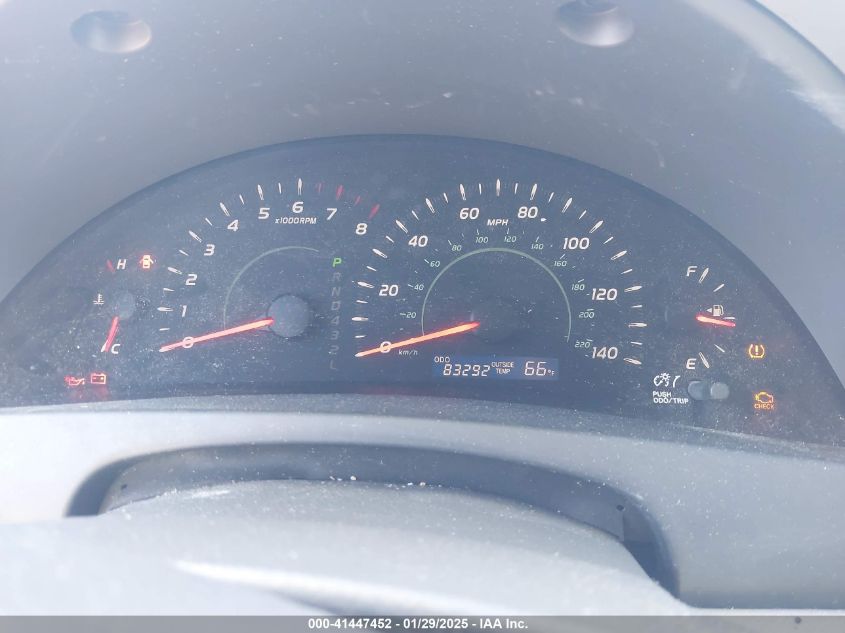 2008 Toyota Camry Le VIN: 4T1BE46K08U770452 Lot: 41447452