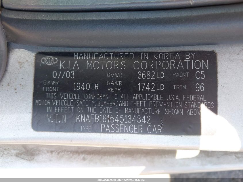 2013 Kia Forte Ex VIN: KNAFU4A21D5645560 Lot: 41447503