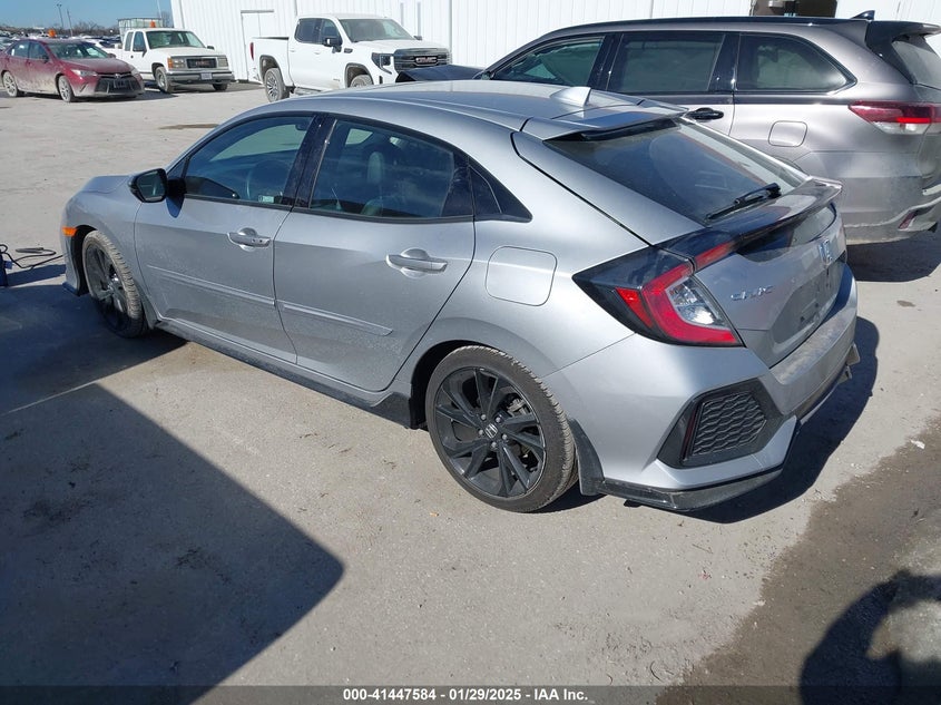 2019 HONDA CIVIC VIN: SHHFK7H92KU220467