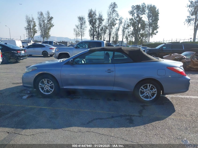 2007 TOYOTA CAMRY SOLARA VIN: 4T1FA38P77U133637