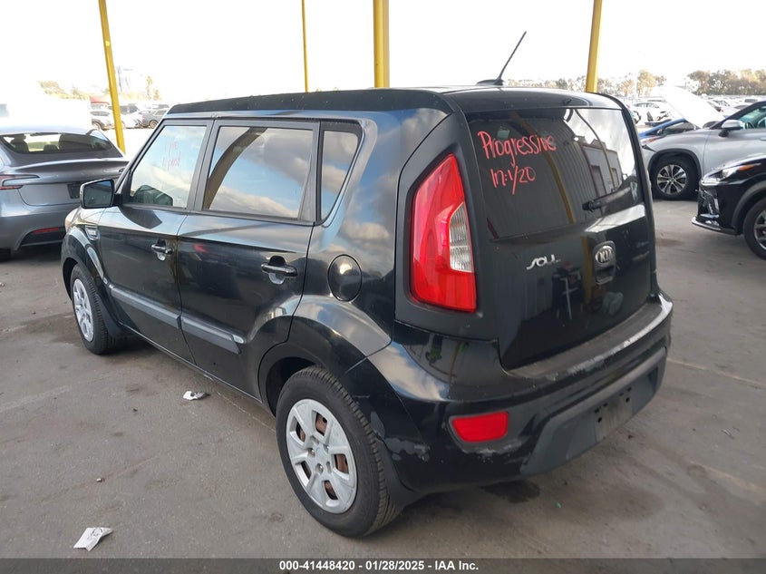 2013 KIA SOUL VIN: KNDJT2A51D7753471