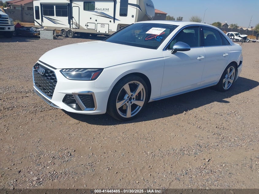 Vin: waub4af47pa010524, lot: 41939059, audi s4 premium plus tfsi quattro tiptronic 20232