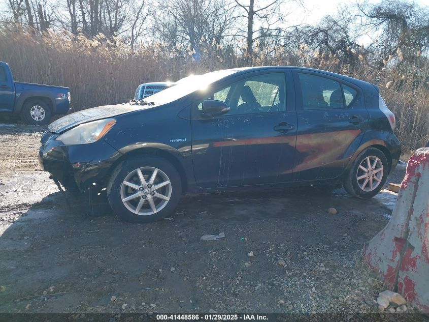 2012 Toyota Prius C Three VIN: JTDKDTB34C100581 Lot: 41448586
