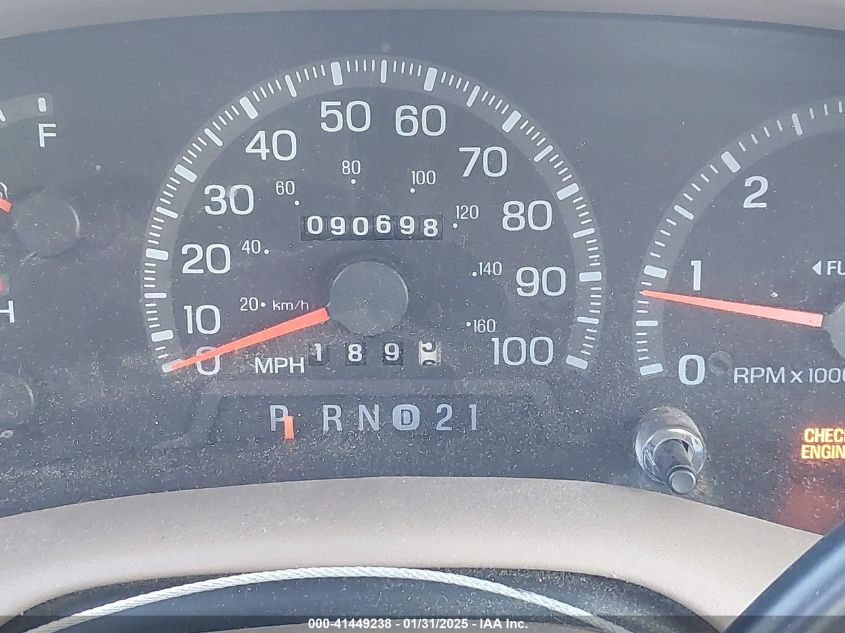 1997 Ford Expedition VIN: 1FMFU118L7VLB1386 Lot: 41449238