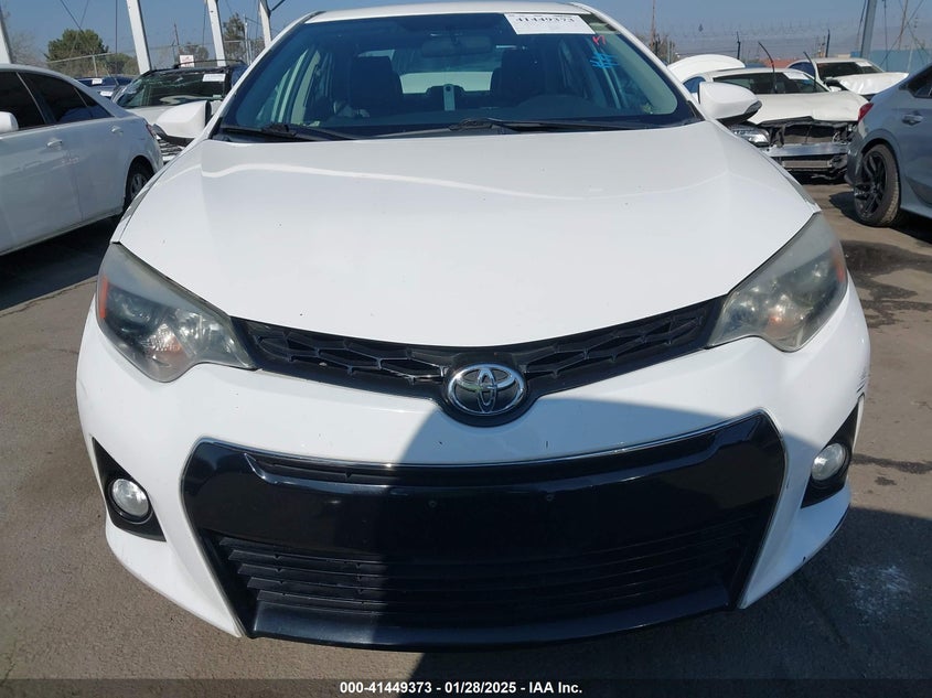 2016 TOYOTA COROLLA VIN: 5YFBURHE6GP542107
