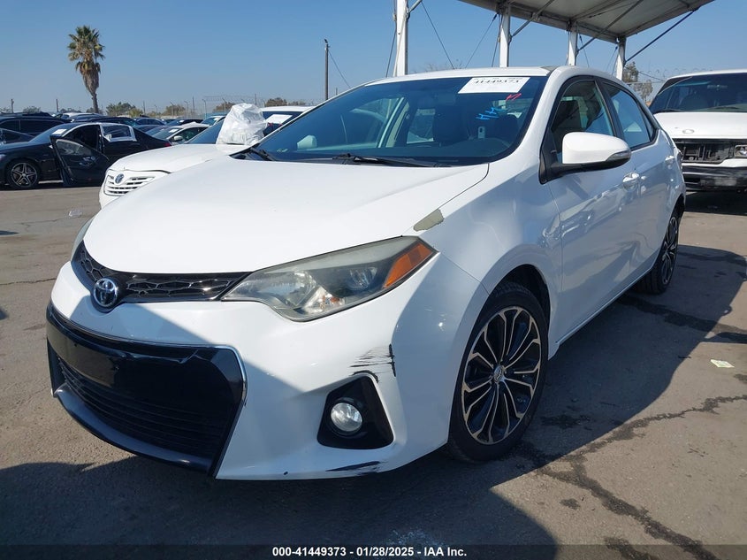 2016 TOYOTA COROLLA VIN: 5YFBURHE6GP542107