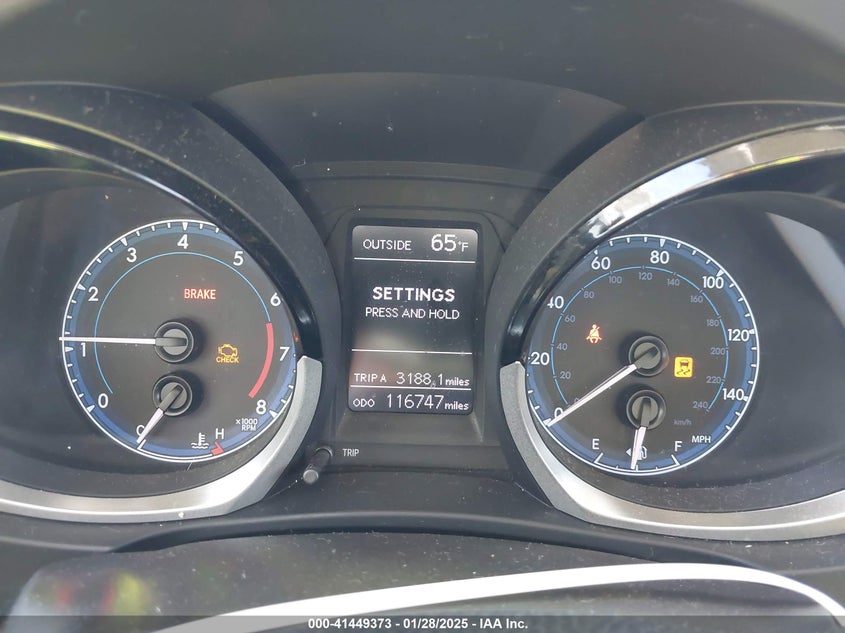 2016 TOYOTA COROLLA VIN: 5YFBURHE6GP542107