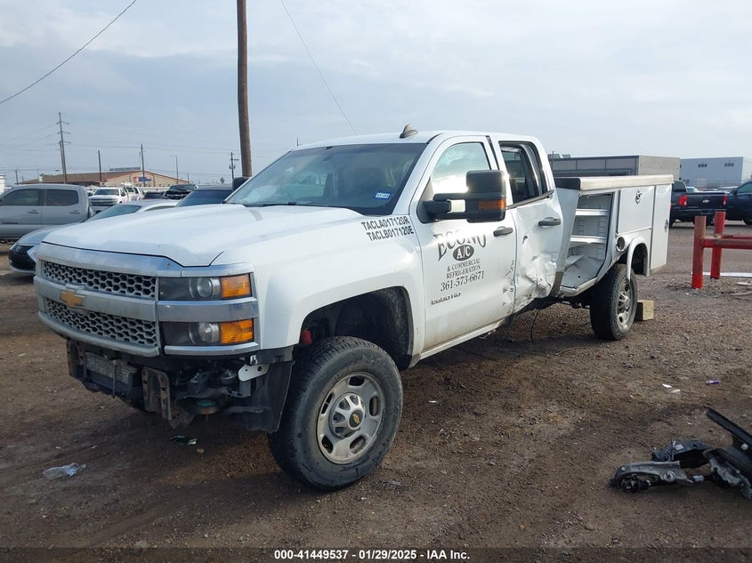 2019 CHEVROLET SILVERADO 2500HD VIN: 2GB2CREG1K1220642