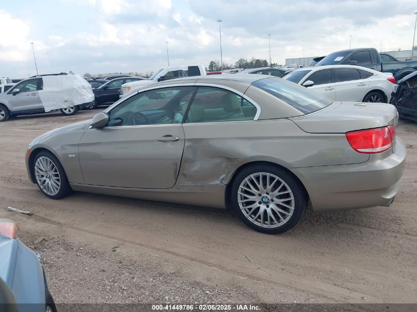 2008 BMW 328I VIN: WBAWL13518PX22463 Lot: 41449786
