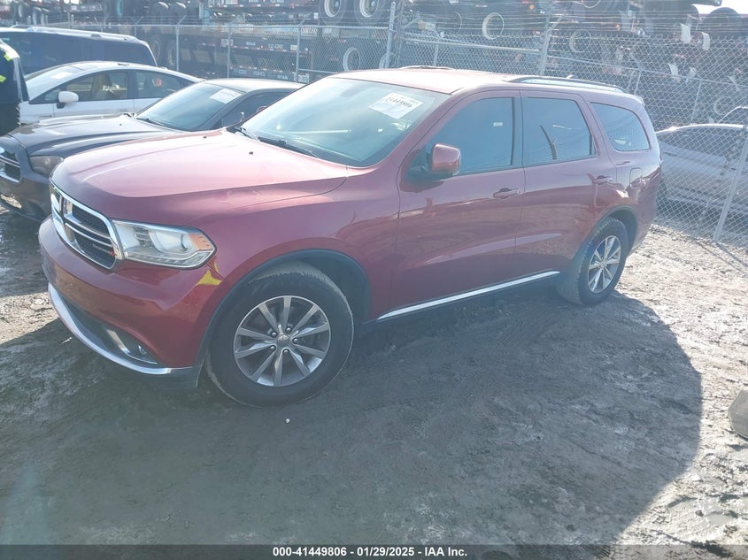 Vin: 1c4rdhdg1ec561119, lot: 41940381, dodge durango limited 20142