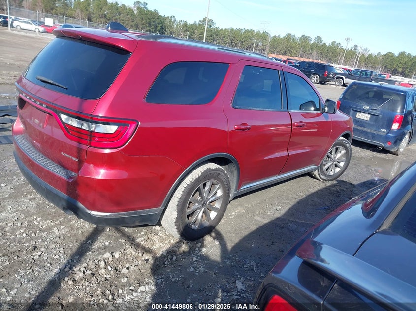 Vin: 1c4rdhdg1ec561119, lot: 41940381, dodge durango limited 20144