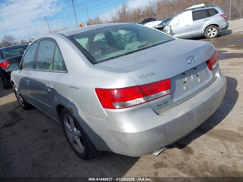 2007 HYUNDAI SONATA VIN: 5NPEU46F57H156027