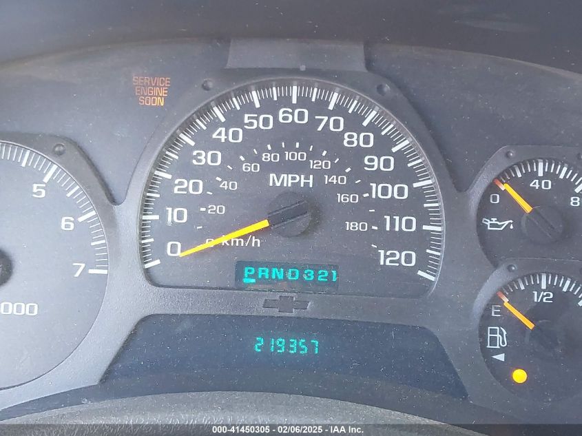 2002 Chevrolet Trailblazer Lt VIN: 1GNDT13S822242416 Lot: 41450305