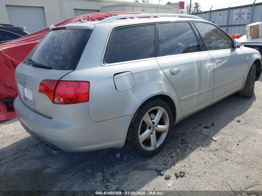 2007 Audi A4 3.2 Avant VIN: WAUKH98EX7A010459 Lot: 41450309