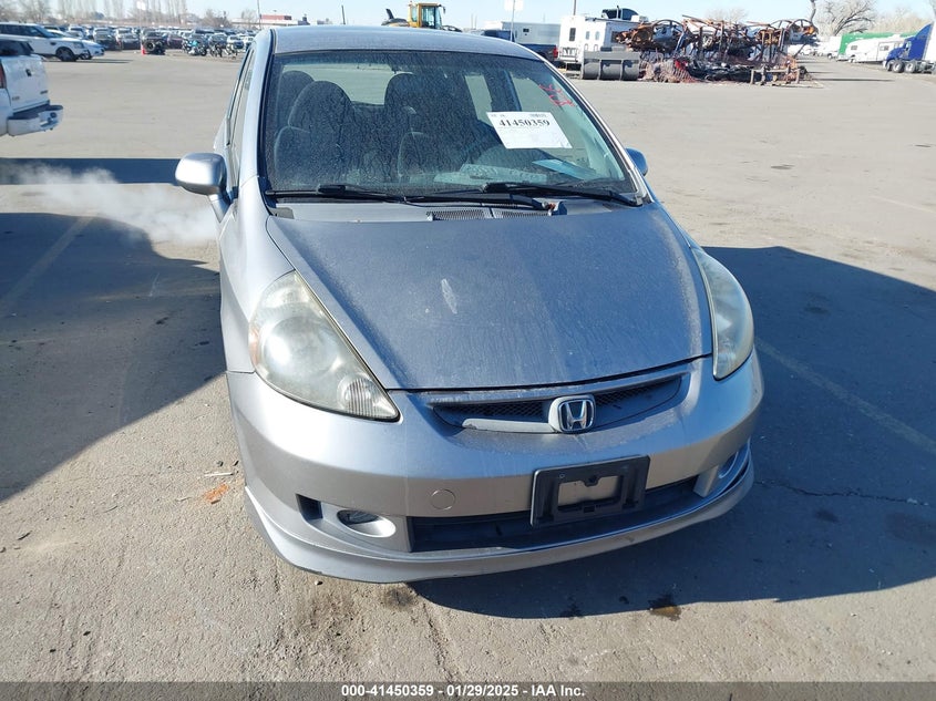2007 HONDA FIT VIN: JHMGD38647S060969