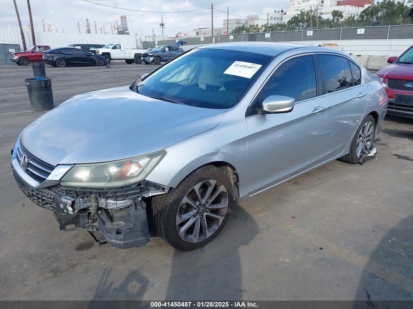 2013 HONDA ACCORD VIN: 1HGCR2F50DA255086