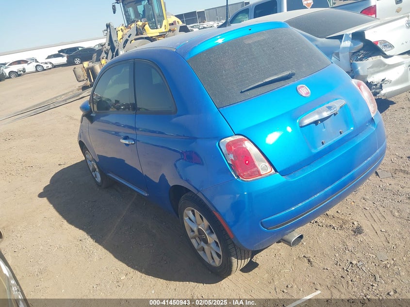 Vin: 3c3cffkr1ht547985, lot: 41941517, fiat 500 pop 20173
