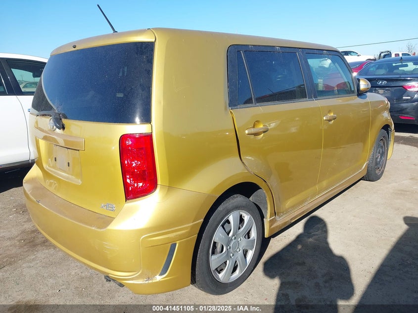 2008 SCION XB VIN: JTLKE50E681056487
