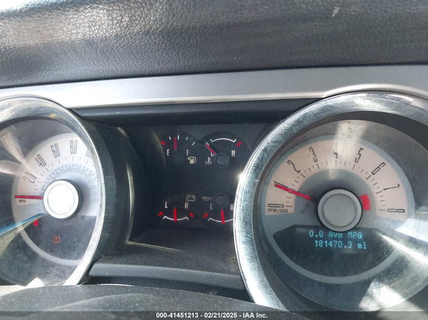 2011 FORD MUSTANG VIN: 1ZVBP8AM6B5163100