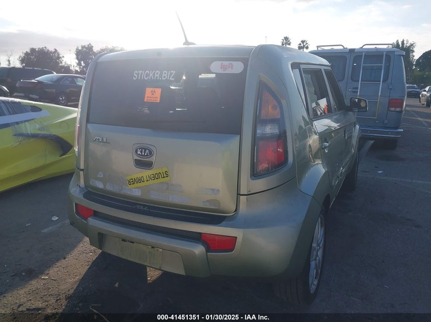 2011 KIA SOUL VIN: KNDJT2A27B7256959
