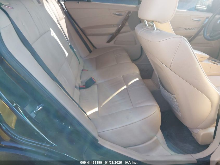 2007 BMW X3 3.0Si VIN: WBXPC93417WF06748 Lot: 41451399