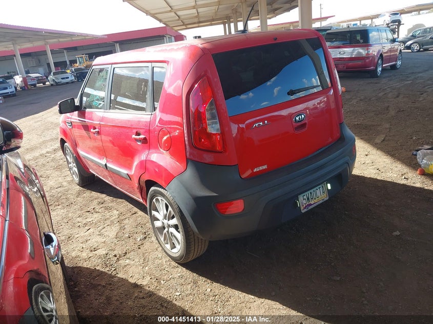 2013 KIA SOUL VIN: KNDJT2A66D7615904