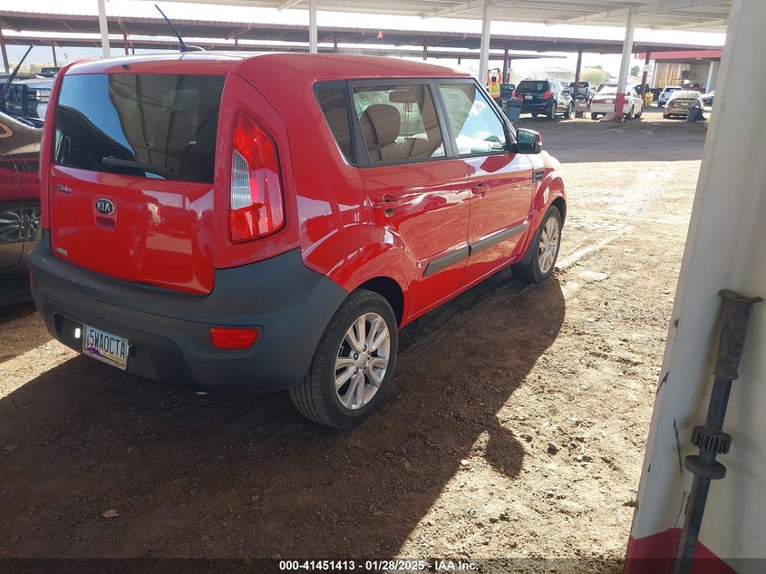 2013 KIA SOUL VIN: KNDJT2A66D7615904