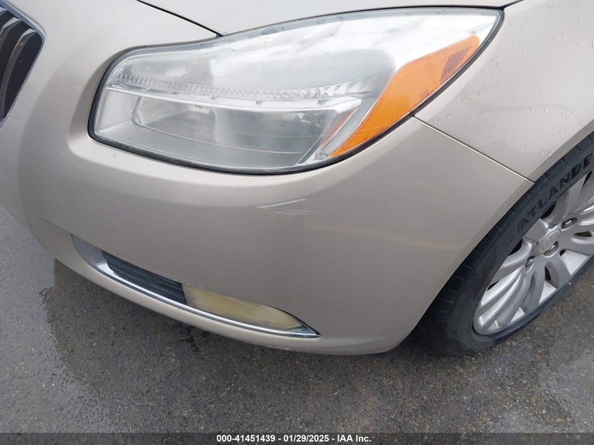 2012 BUICK REGAL VIN: 2G4GR5EK6C9152222