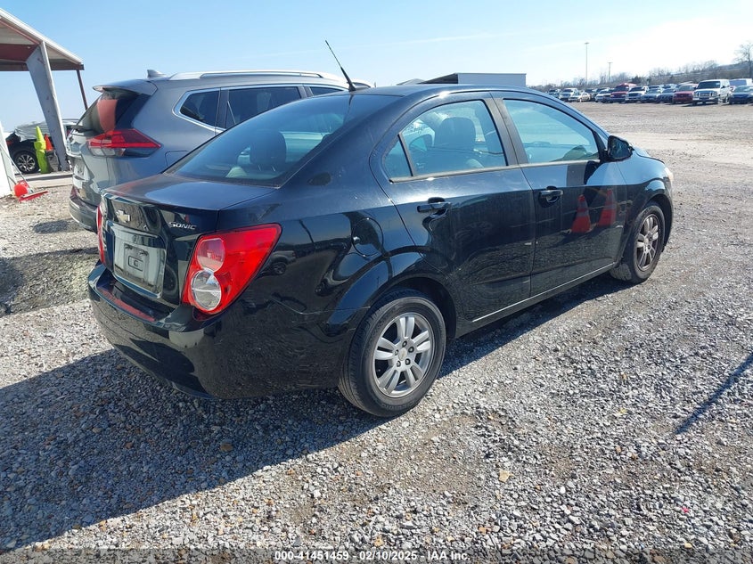 Vin: 1g1ja5sh1c4163599, lot: 41942052, chevrolet sonic 2ls 20124