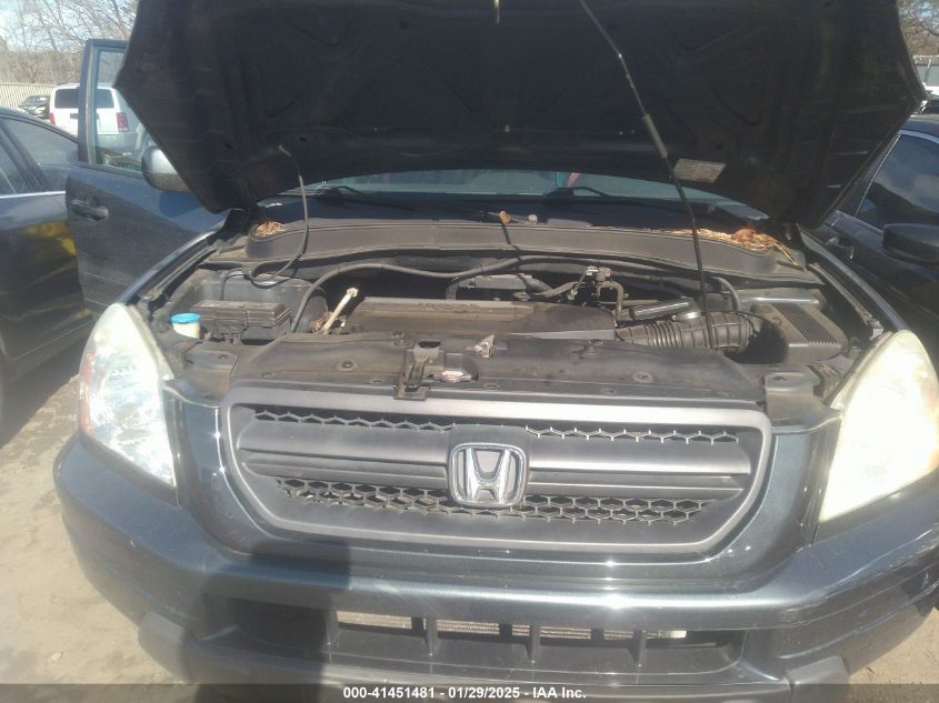 2004 Honda Pilot Ex VIN: 2HKYF18444H536456 Lot: 41451481