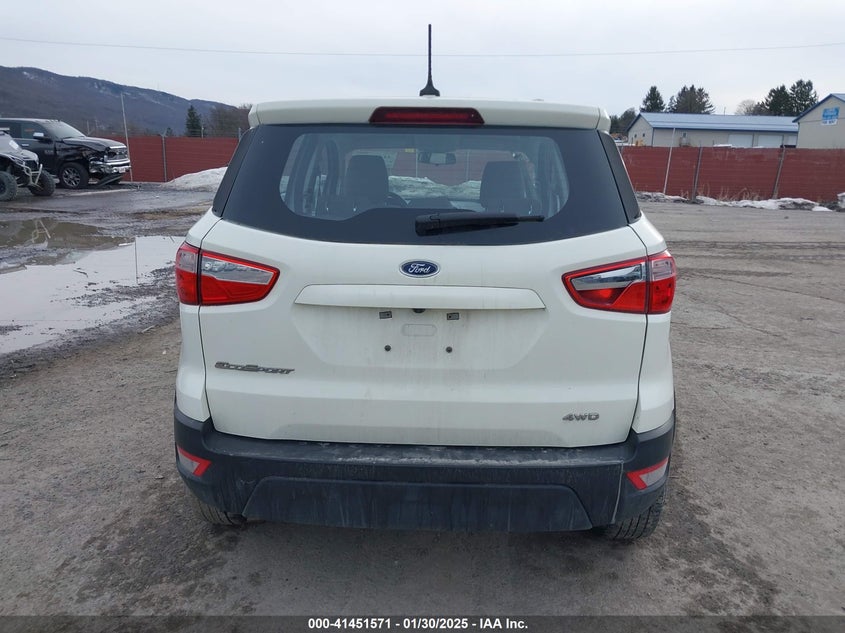 2020 FORD ECOSPORT S - MAJ6S3FL4LC378791