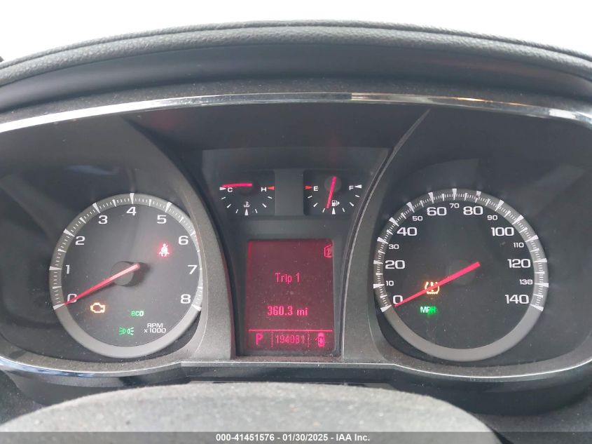 2011 GMC Terrain Sle-1 VIN: 2CTALMEC1B6464760 Lot: 41451576