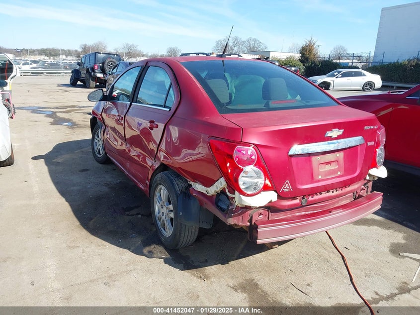 2014 CHEVROLET SONIC LT AUTO - 1G1JC5SB1E4107803