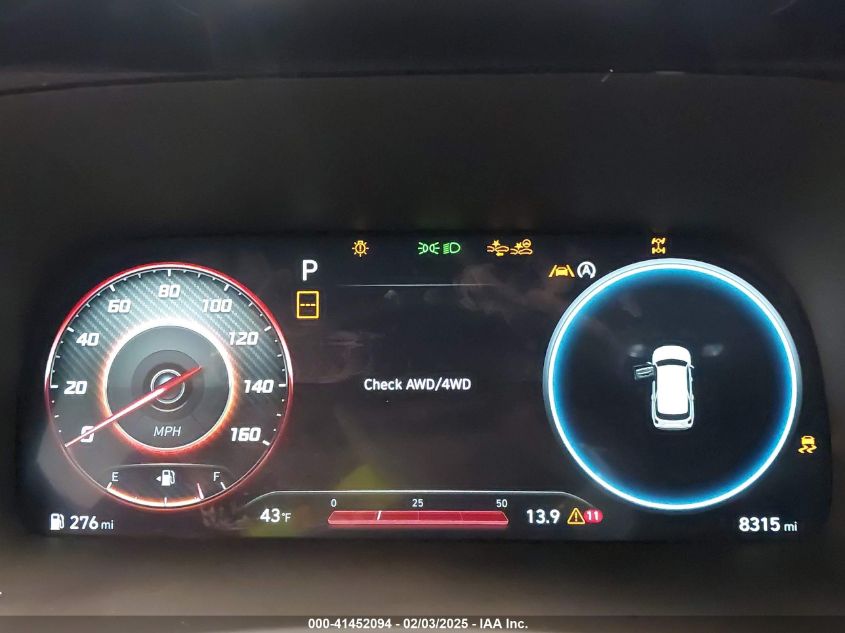 2024 Hyundai Palisade Sel VIN: KM8R4DGE1RU796814 Lot: 41452094