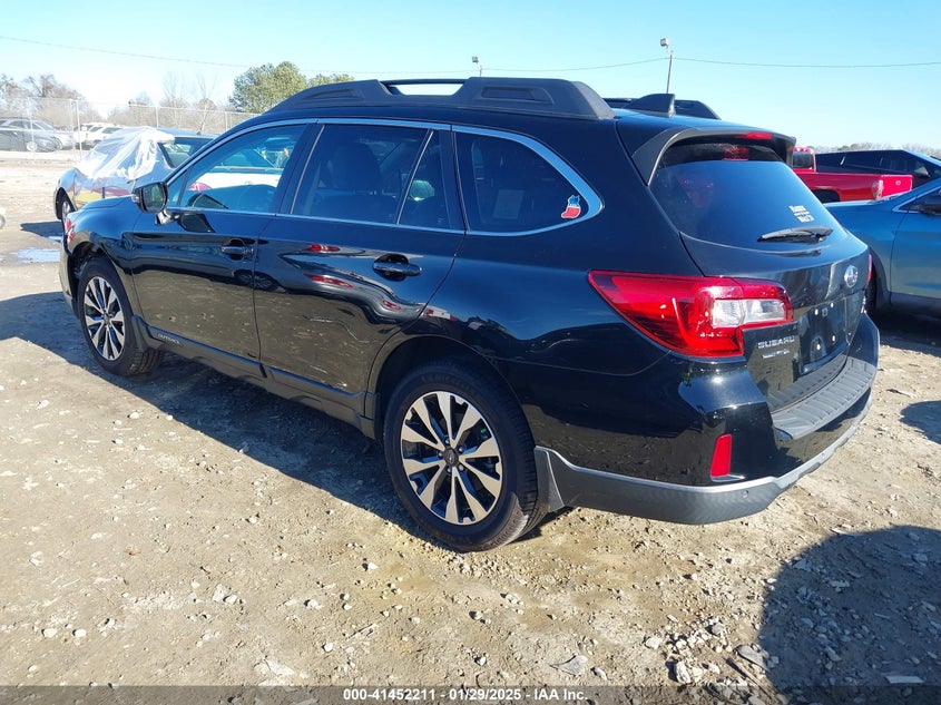 2017 SUBARU OUTBACK 2.5I LIMITED - 4S4BSANC8H3421496