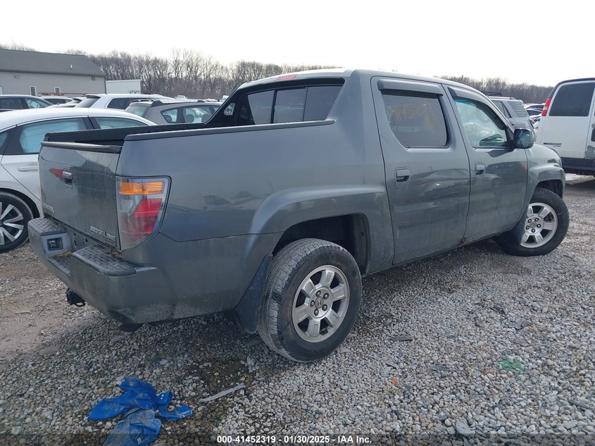 2008 HONDA RIDGELINE VIN: 2HJYK16538H514787