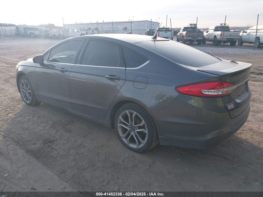 2017 FORD FUSION VIN: 3FA6P0G78HR147080