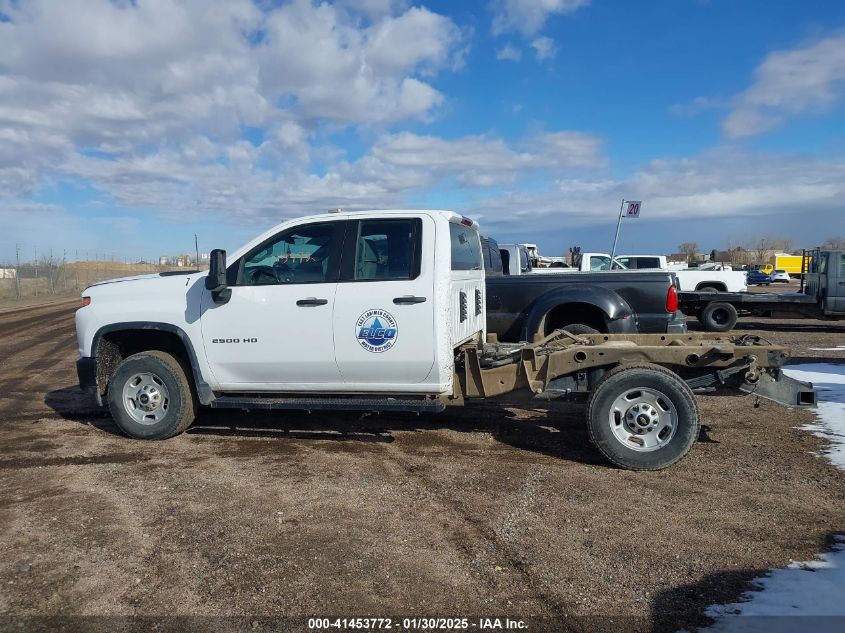 2022 Chevrolet Silverado 2500Hd 4Wd Double Cab Long Bed Wt VIN: 1GB5YLE78NF205287 Lot: 41453772