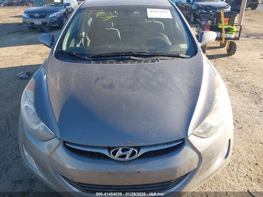 2013 HYUNDAI ELANTRA VIN: 5NPDH4AE9DH162021