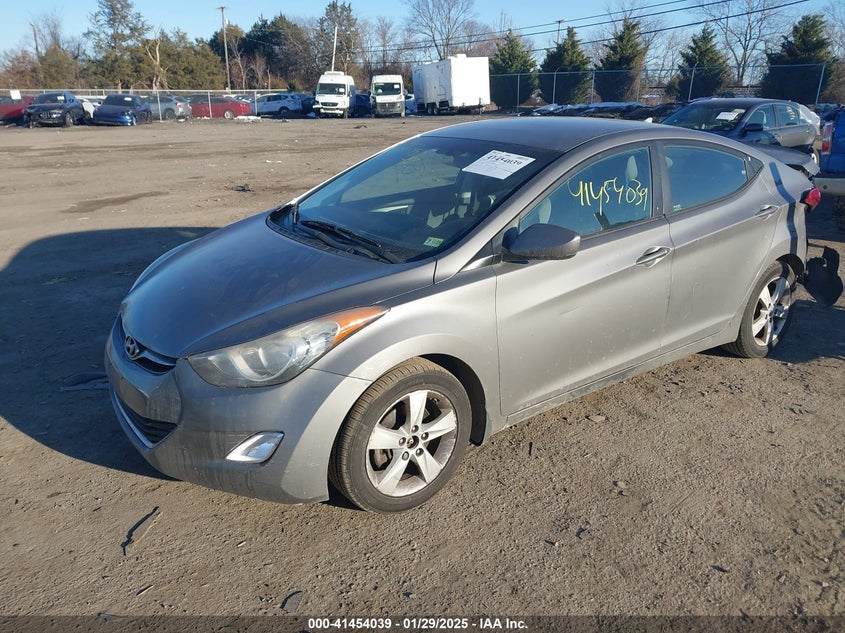 2013 HYUNDAI ELANTRA VIN: 5NPDH4AE9DH162021