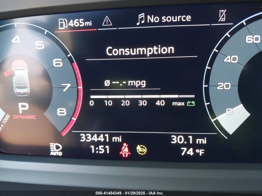 2022 Audi A3 Premium 40 Tfsi Front-Wheel Drive S Tronic VIN: WAUAUDGY0NA084461 Lot: 41454349