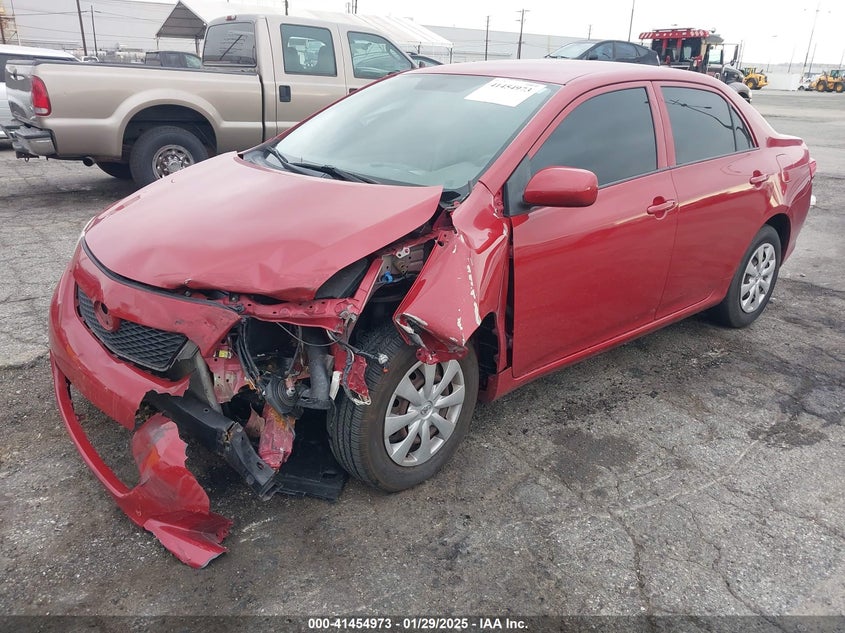 2009 TOYOTA COROLLA VIN: JTDBL40E299081286