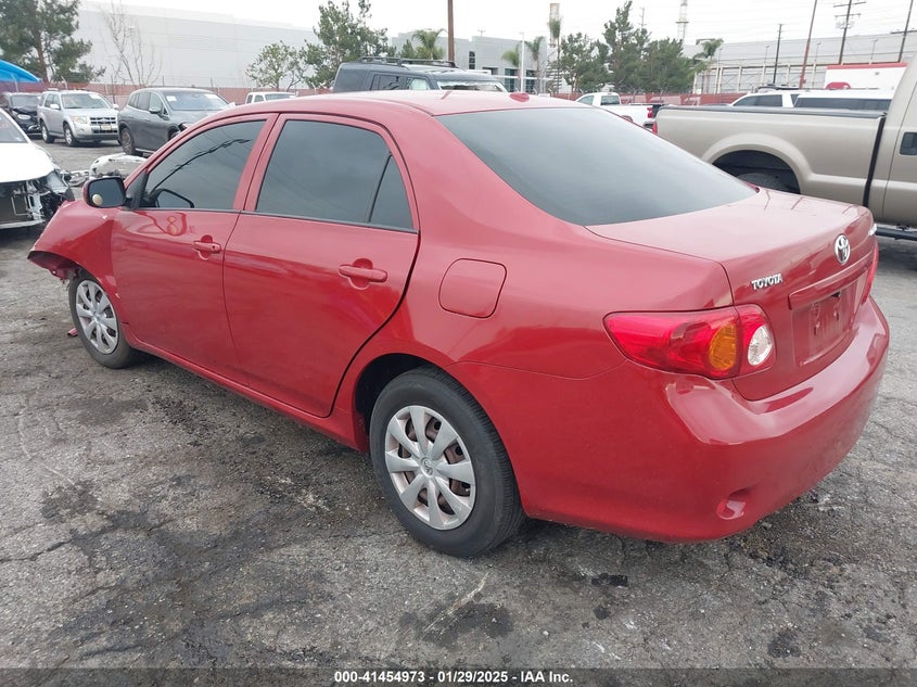 2009 TOYOTA COROLLA VIN: JTDBL40E299081286
