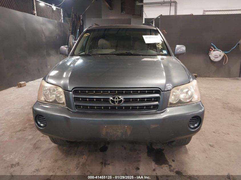 2003 Toyota Highlander VIN: JTEHS21A130153703 Lot: 41455125