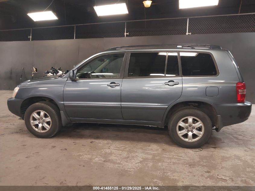 2003 Toyota Highlander VIN: JTEHS21A130153703 Lot: 41455125