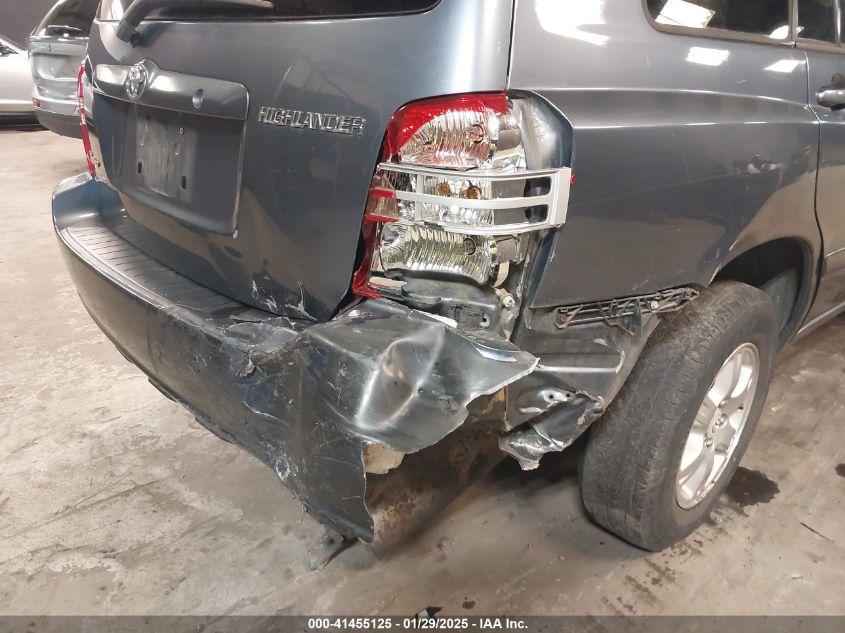 2003 Toyota Highlander VIN: JTEHS21A130153703 Lot: 41455125