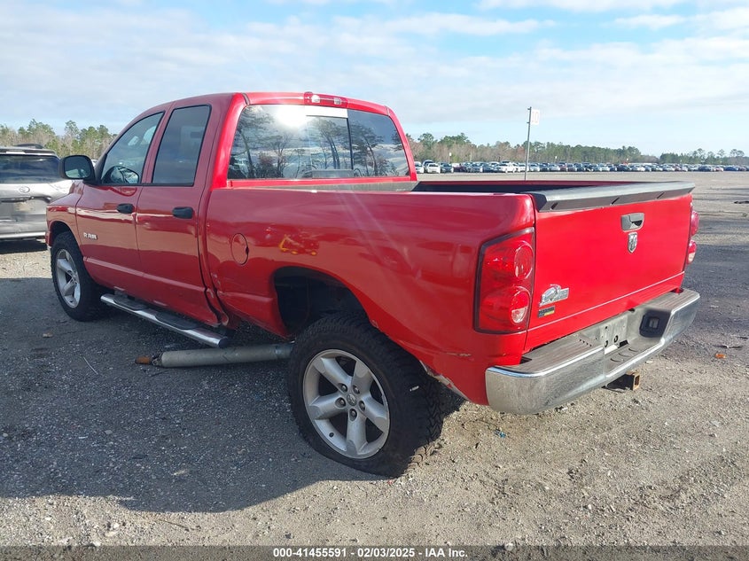 2008 DODGE RAM 1500 VIN: 1D7HA18NX8S604022