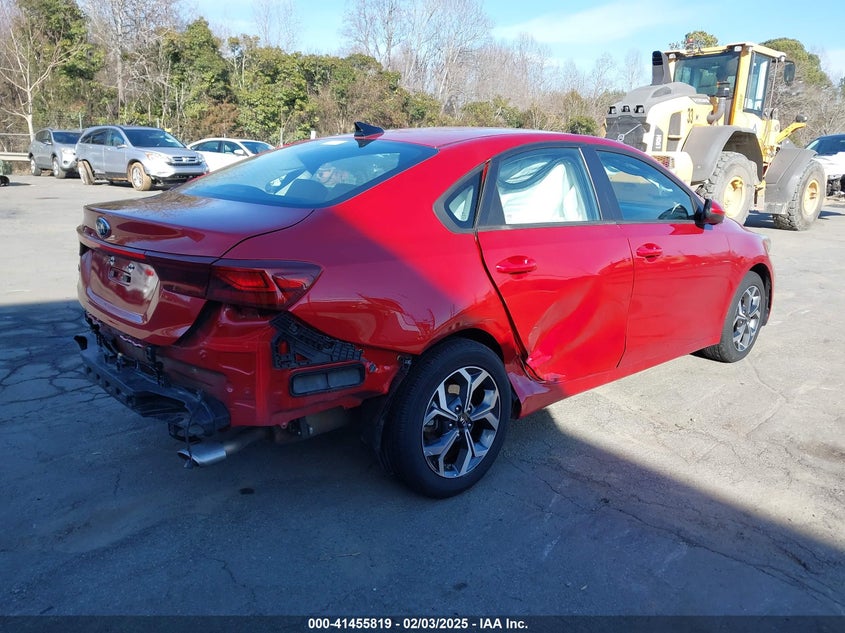 VIN 3KPF24ADXME273134 2021 KIA FORTE LXS