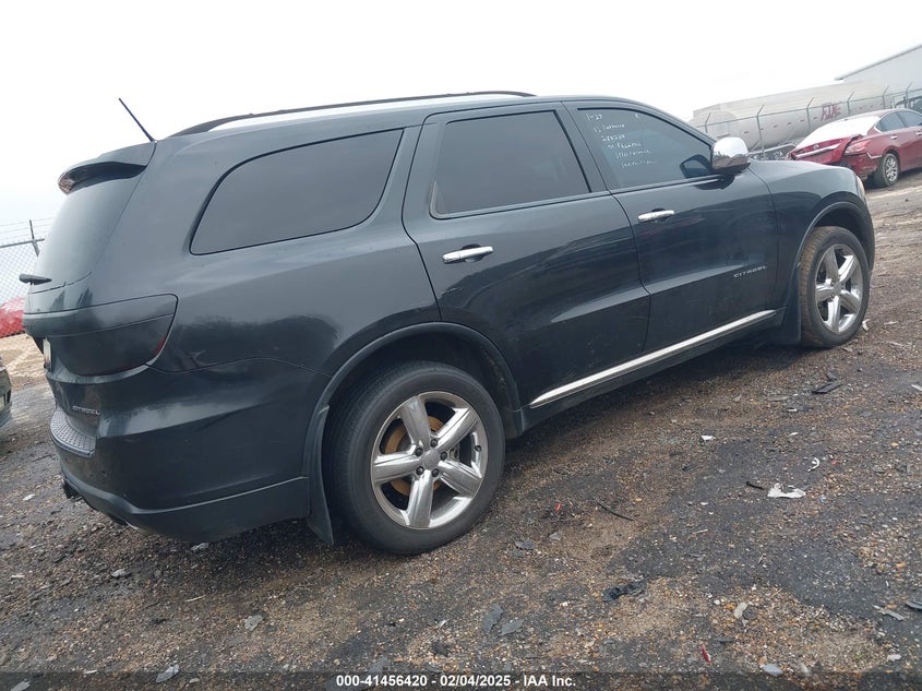 2012 DODGE DURANGO VIN: 1C4RDHEG5CC260204